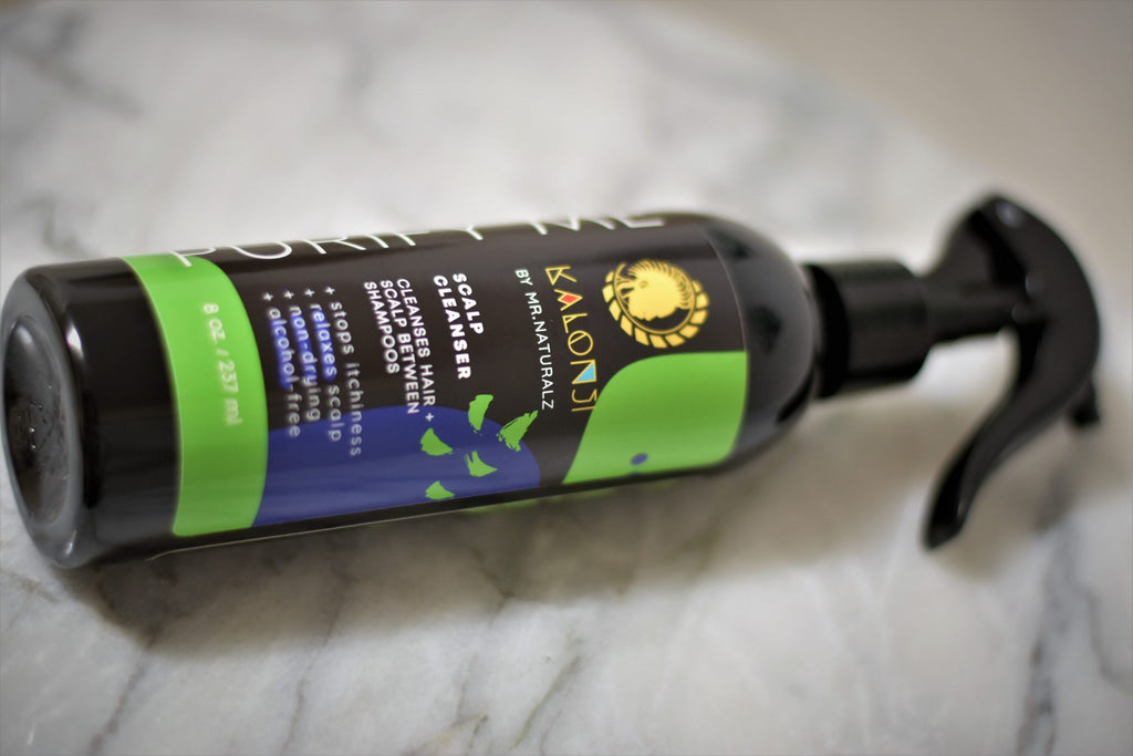 Kalonji Hair Purify Me Scalp Cleanser bottle (product image).